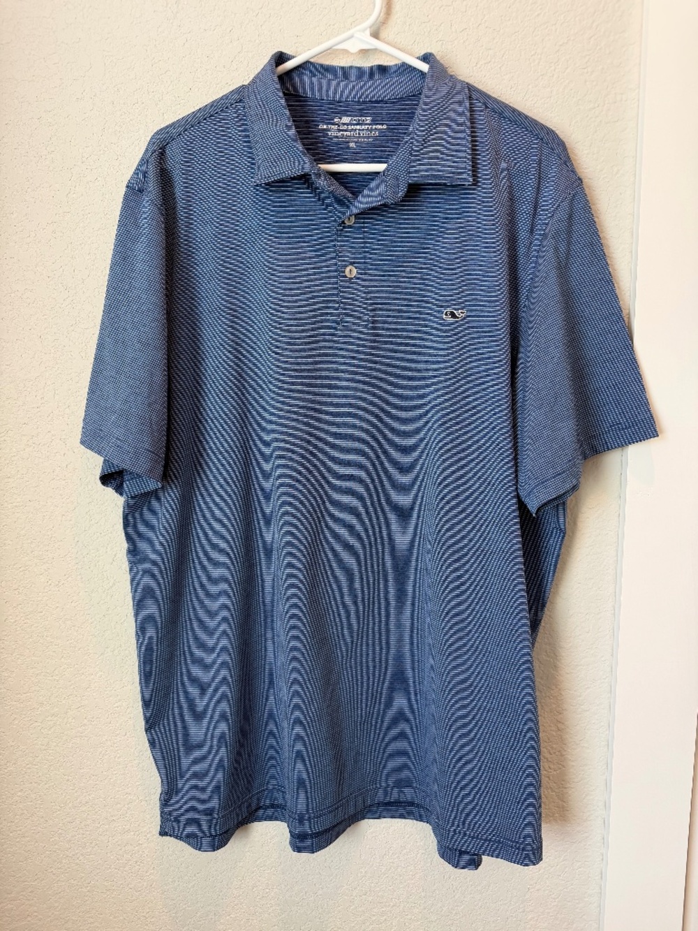 Men’s Vineyard Vines Blue On The Go Sankaty Polo Size XL